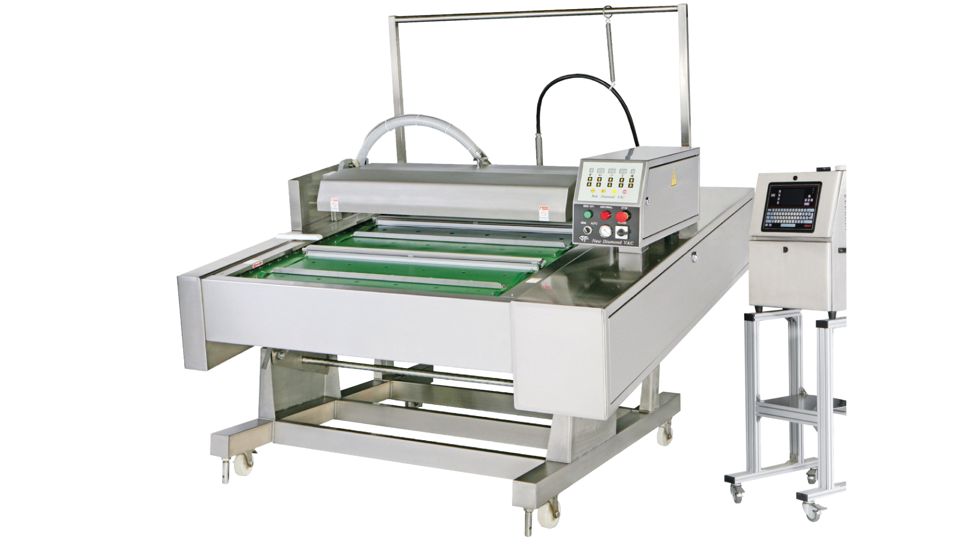 Continue Band Type Automatische Vacuum Verpakkingsmachine met Injectieprint Systeem