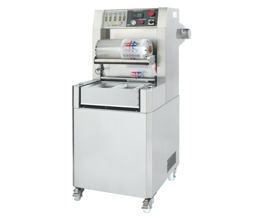 Semiautomatic Tray Sealer with Vacuum and Gas Flushing - J-V052A. Semiautomatic Tray Sealer with Vacuum and Gas Flushing
