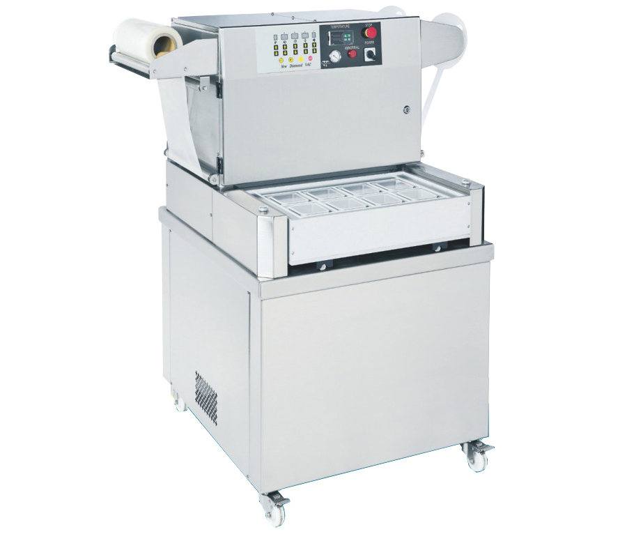 Semiautomatic Tray Sealer with Vacuum and Gas Flushing - J-V053A. Semiautomatic Tray Sealer with Vacuum and Gas Flushing